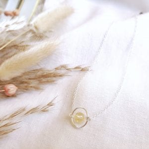 Collier Funambule - Citrine